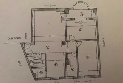Apartament cu 3 camere decomandat în Orizont
