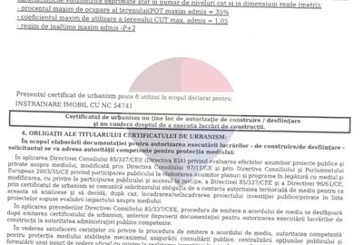 Teren de 7670 mp, în Borca