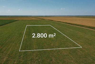 Teren de 2800 mp, în Daia Română