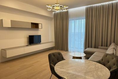 Apartament cu 2 camere semidecomandat, mobilat în Floreasca