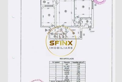 Apartament cu 3 camere semidecomandat, mobilat în Titan - 1