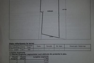 Teren de 785 mp, în Agigea