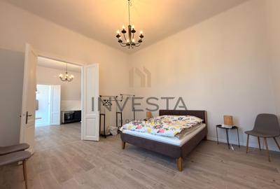 Apartament cu 3 camere semidecomandat în Central