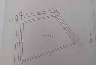 Teren de 4300 mp, în Central