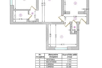 Apartament cu 3 camere semidecomandat, mobilat în Cotroceni - 15