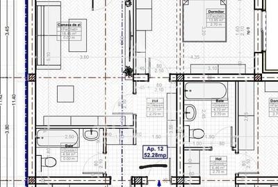 Apartament cu 2 camere decomandat, mobilat în Calea Urseni