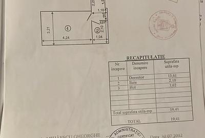 Garsonieră în Micro 19 - 1