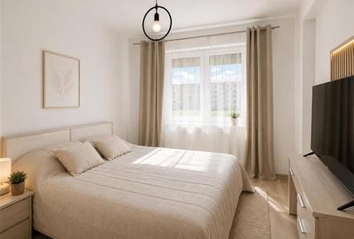Apartament cu 2 camere decomandat, mobilat în Tractorul - 2