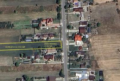 Teren de 2500 mp, în Zorleasca