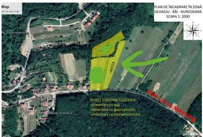 Teren de 5000 mp, în Geoagiu-Băi