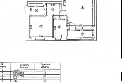 Apartament cu 2 camere decomandat, mobilat în Tomis Plus - 2