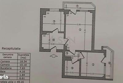 Apartament cu 2 camere semidecomandat în Obor