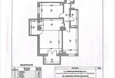 Apartament cu 3 camere decomandat în Morilor