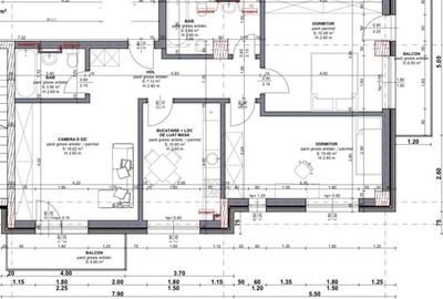 Apartament cu 3 camere semidecomandat, mobilat în Chinteni - 15