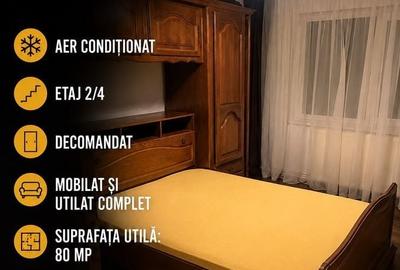 Apartament cu 3 camere decomandat în Teilor
