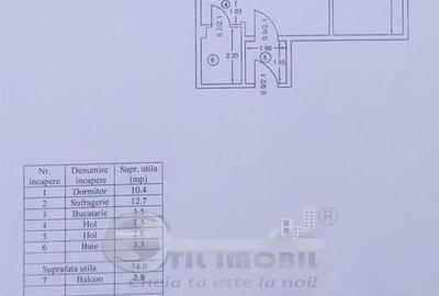 Apartament cu 2 camere nedecomandat în Podu Roș