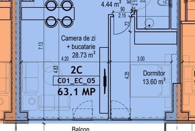 Apartament cu 2 camere în Băneasa - 4