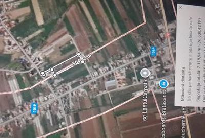 Teren de 7000 mp, în Brătășanca - 5
