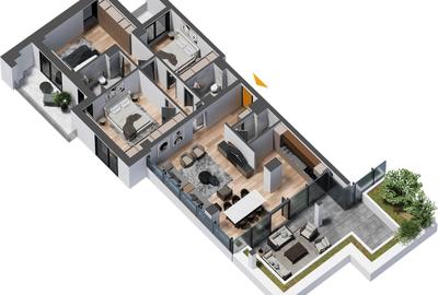 Apartament cu 4 camere în Cug - 1