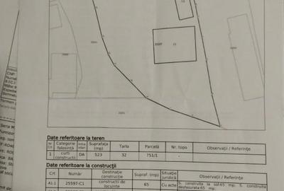 Teren Construcții intravilan de 523 mp, în Călugăreni