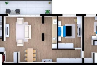 Apartament cu 4 camere în Central