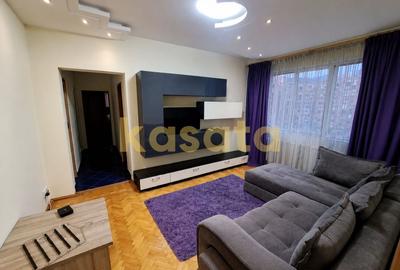 Apartament cu 3 camere semidecomandat, mobilat în Iancului