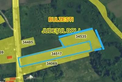 Teren de 7000 mp, în Bulzești