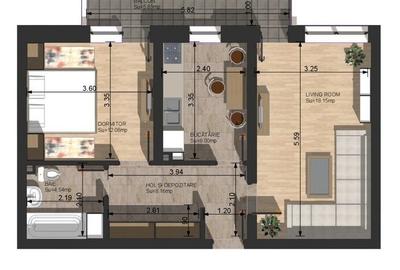 Apartament cu 2 camere în Central - 1