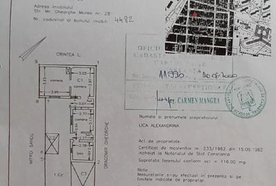 Casă cu 2 camere cu Teren 139 Mp în Central
