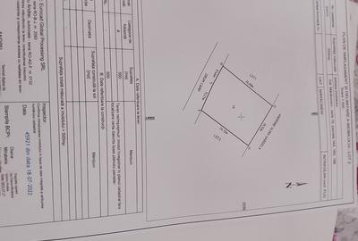 Teren Construcții intravilan de 500 mp, în Mărăcineni
