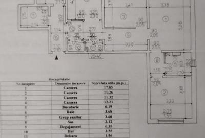 Apartament cu 4 camere semidecomandat, mobilat în Alexandru cel Bun - 1