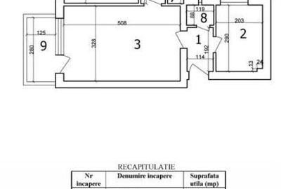 Apartament cu 2 camere semidecomandat în Iancului