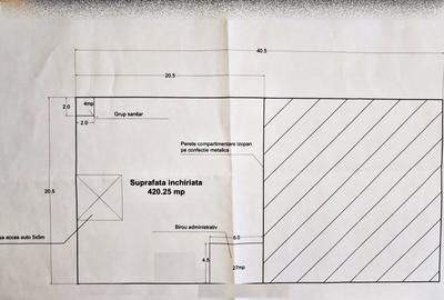Spațiu industrial, de 420 mp, în Zona Industrială - 3