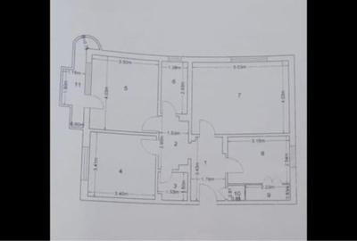 Apartament cu 3 camere în Brâncoveanu