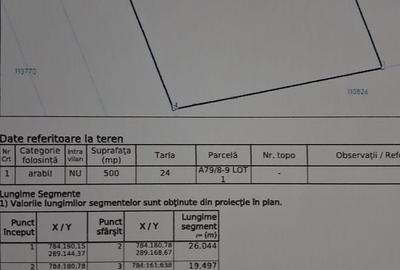 Teren de 500 mp, în Central - 3