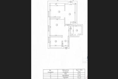 Apartament cu 3 camere în Târgu Cucu
