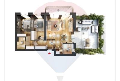Apartament cu 3 camere semidecomandat în Theodor Pallady - 7