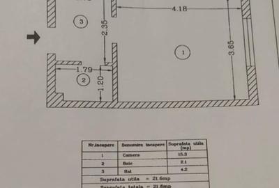 Garsonieră semidecomandată în Far - 1