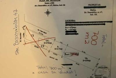 Teren de 700 mp, în Ultracentral