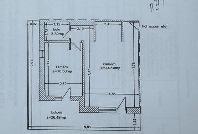 Apartament cu 2 camere în Sud - 1