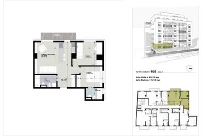 Apartament cu 3 camere decomandat în Gheorgheni