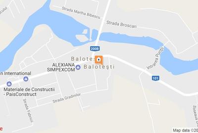 Teren intravilan de 3500 mp, în Balotești