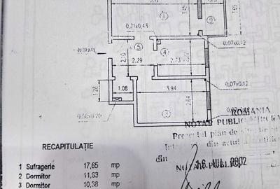 Apartament cu 3 camere semidecomandat în Micro 17