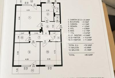 Apartament cu 3 camere decomandat, mobilat în Autogară - 17