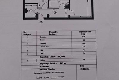 Apartament cu 2 camere decomandat în Central