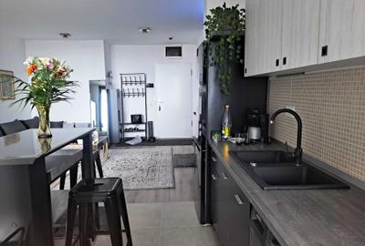 Apartament cu 2 camere semidecomandat, mobilat în Central