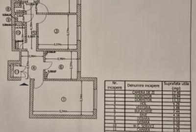 Apartament cu 3 camere decomandat în Rahova