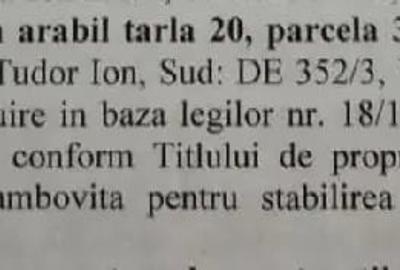 Teren de 8865 mp, în Vișina