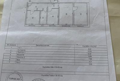 Apartament cu 3 camere semidecomandat, mobilat în Km 4-5 - 8