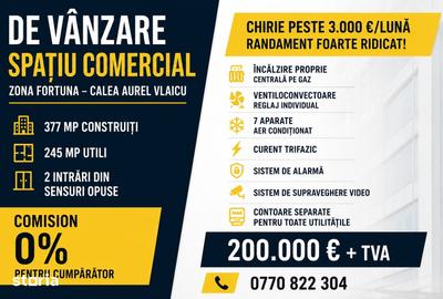 Spațiu comercial, de 245 mp, în Șega - 1
